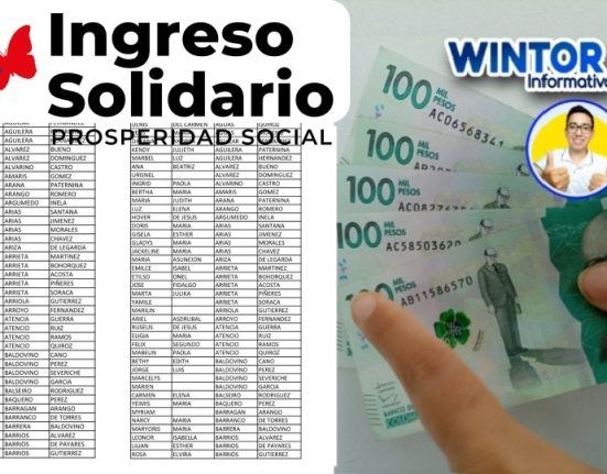 Listado de Beneficiarios Ingreso Solidario "Giro Extraordinario 2023"