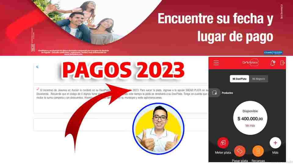 CONSULTAR PAGOS DAVIPLATA 2023 - SUBSIDIO - WINTOR ABC