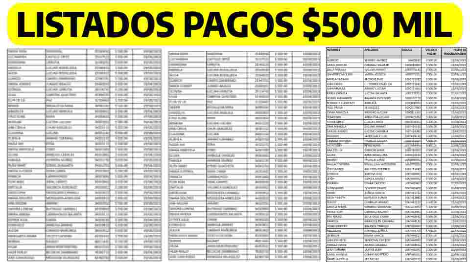 PAGOS AGOSTO - SEPTIEMBRE 500 MIL - AYUDA ECONÓMICA - WINTOR ABC
