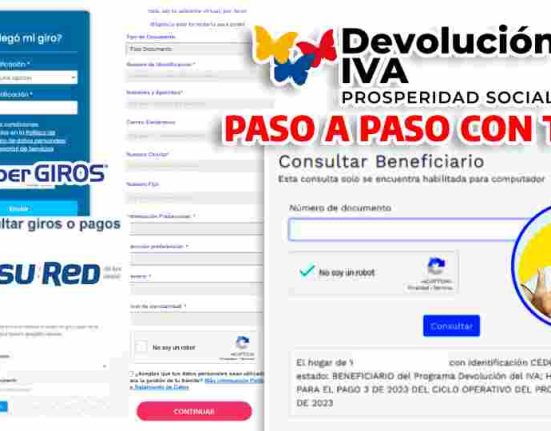 CONSULTA PASO A PASO PRIMER PAGO 2023 COMPENSACIÓN O DEVOLUCIÓN DE IVA - SUPERGIROS - SURED - PROSPERIDAD SOCIAL -WINTOR ABC