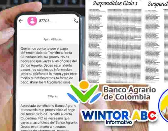 Listados Suspendidos - Renta Ciudadana 2023 - Tercer pago - consulta WINTOR ABC