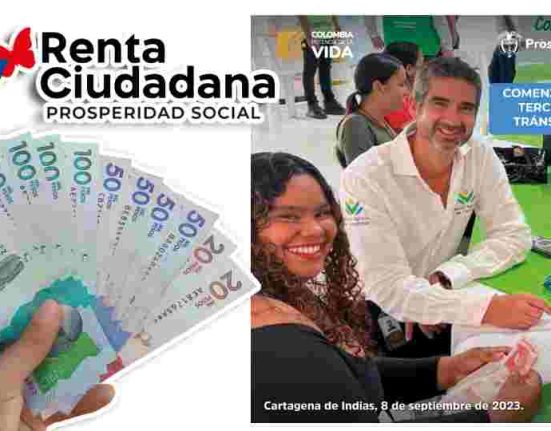 Tercer pago 2023 Renta Ciudadana - banco agrario de colombia - SuperGIROS - Wintor ABC