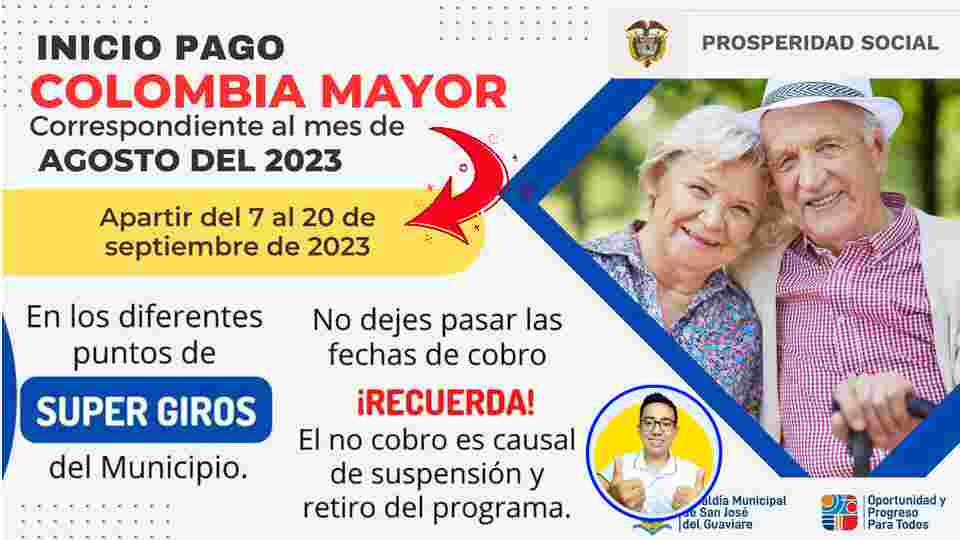 pagos subsidios 2023 - COLOMBIA MAYOR -consulte SuperGIROS - WINTOR ABC