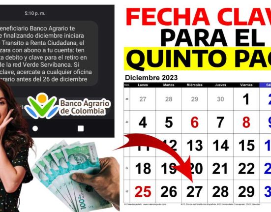 Anuncian quinto pago Tránsito a Renta Ciudadana por mensaje de texto, Banco Agrario de Colombia.