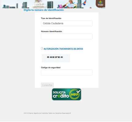 Este portal es para consultar con cedula si tiene pago disponible Banco Agrario de Colombia Renta Ciudadana. Foto: WintorABC