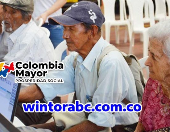 Logo Colombia Mayor, adultos mayores, personas de la tercera edad consultando proceso de inscripción con prosperidad social. wintorabc.com.co