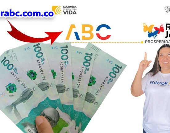 Wintorac.com.co Mujer señalando que Conozca el ABC de Renta Joven, y dinero colombiano