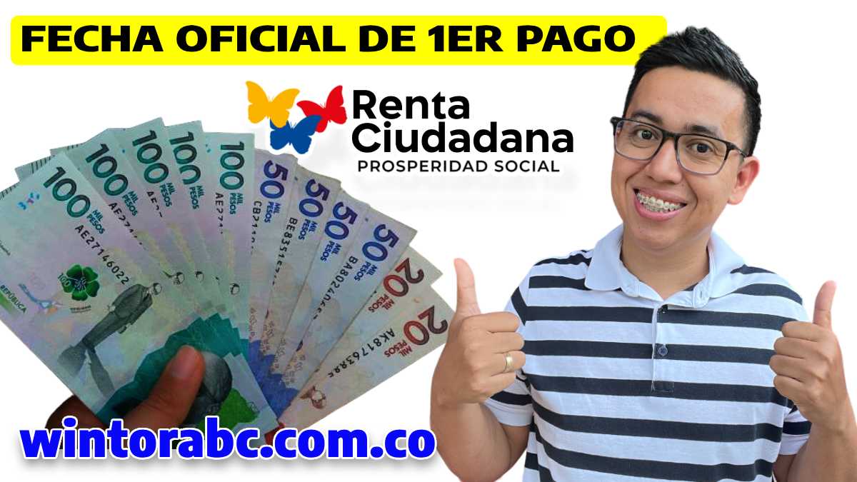 Imagen de wintor abc feliz porque Anuncian Fecha oficial de primer pago Renta Ciudadana 2024