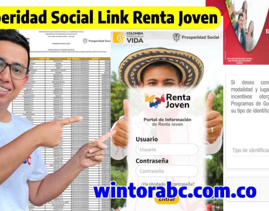 Imagen de wintorabc.com.co y de Prosperidad Social Link Renta Joven: Consulta Tu Estado, 1er Listado y Pago 2024. Link Daviplata.