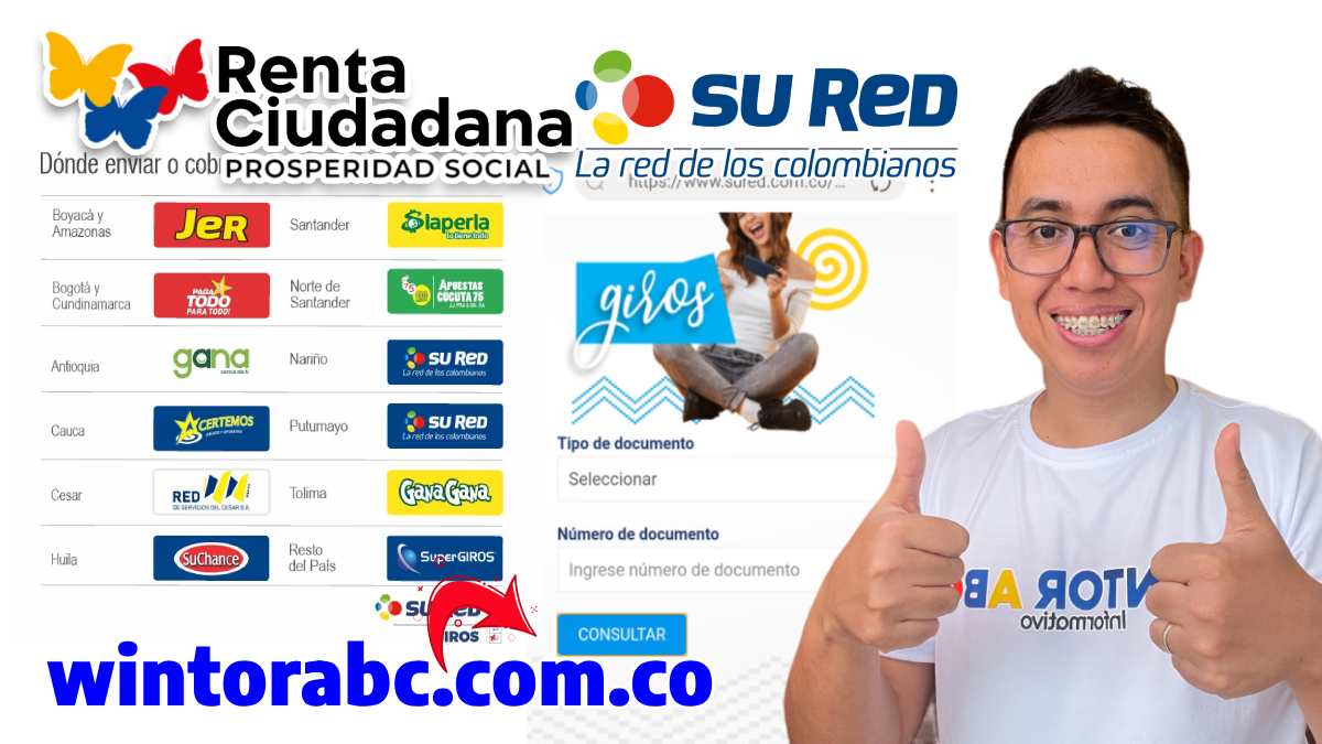 Renta Ciudadana 2024: 1er Pago 500 mil pesos colombianos por SURED conozca puntos a nivel nacional