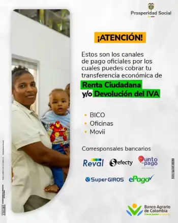 corresponsales bancarios del Banco Agrario de Colombia