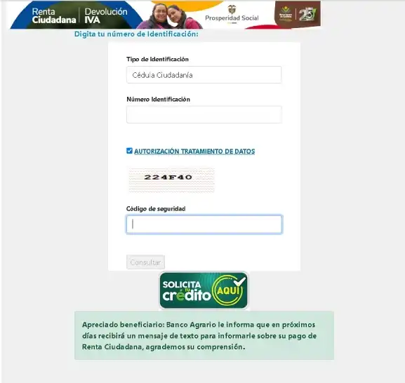 CONSULTA BANCO AGRARIO COLOMBIA