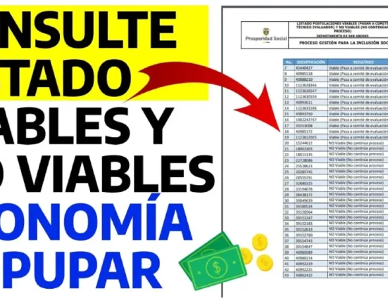 listado de beneficiarios para la Economía Popular en 2025