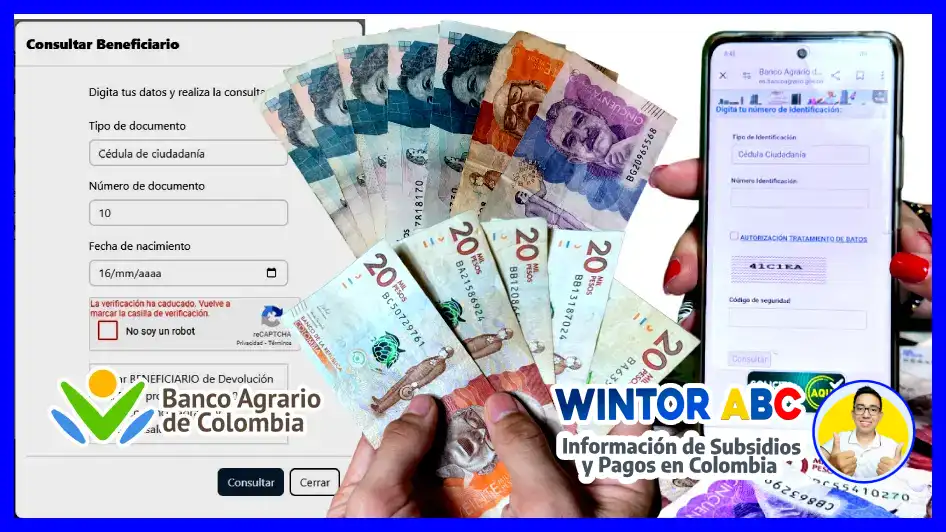 Para saber si tienes un subsidio disponible debes consultar en el link del Banco Agrario de Colombia