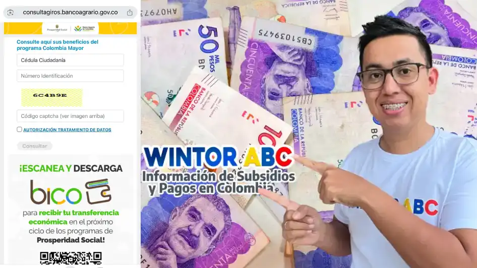 Colombia Mayor: Paso a paso para consultar tu liquidación en Banco Agrario de Colombia