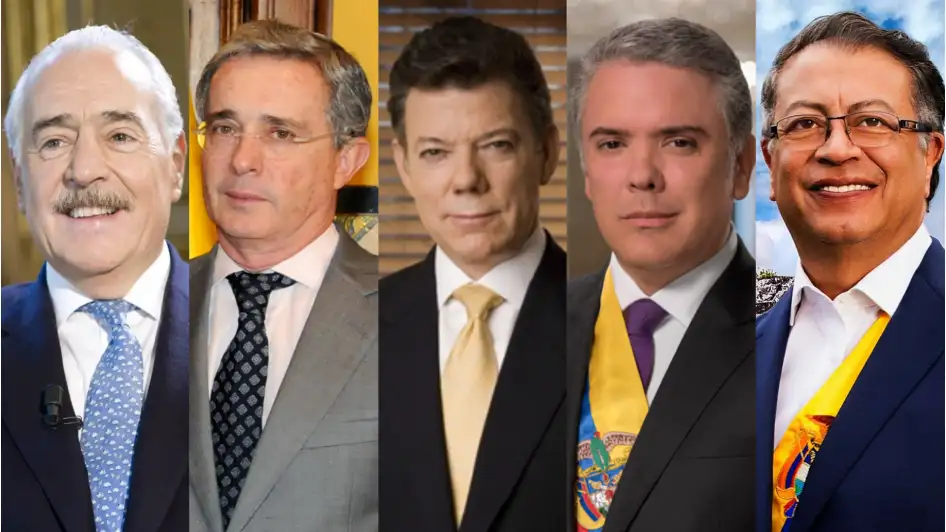 Presidentes de Colombia 1998 a 2026