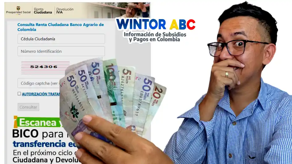 Wintor ABC ya lo confirmó: Este próximo 6 de agosto beneficiarios recibirán el tercer pago de Renta Ciudadana e IVA