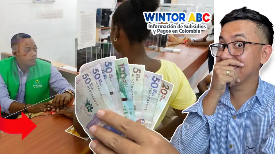 imagen de mujer Verificando tercer ciclo y logo wintor abc