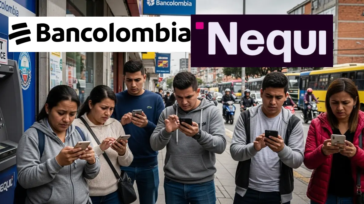 Bancolombia y Nequi No funcionan