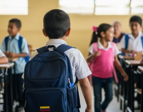 Calendario escolar 2026 - Niños en clases