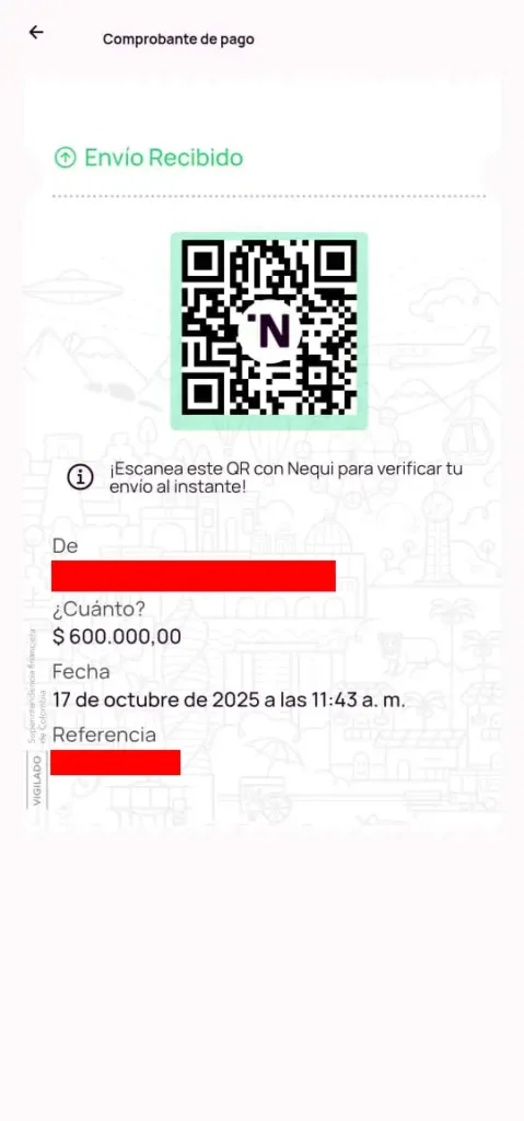 Capture Nequi consignanacion - Wintor ABC