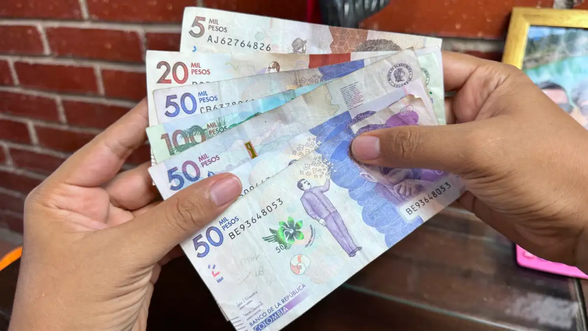 Billetes de 50 mil pesos Colombianos