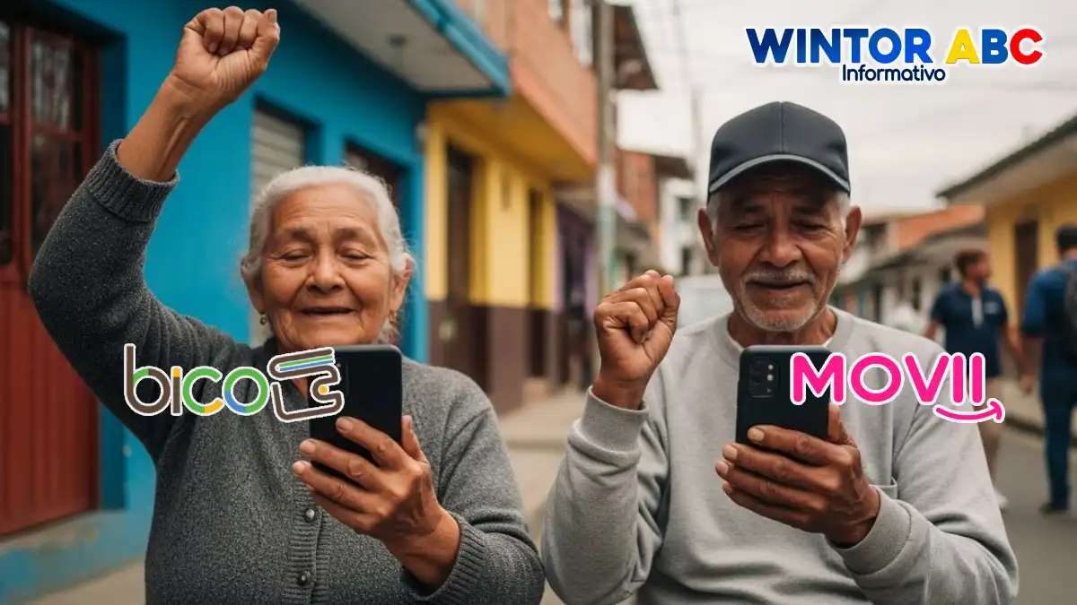 Imagen de adultos mayores felices Arrancan los pagos del 12 de CM, Movii y Bico