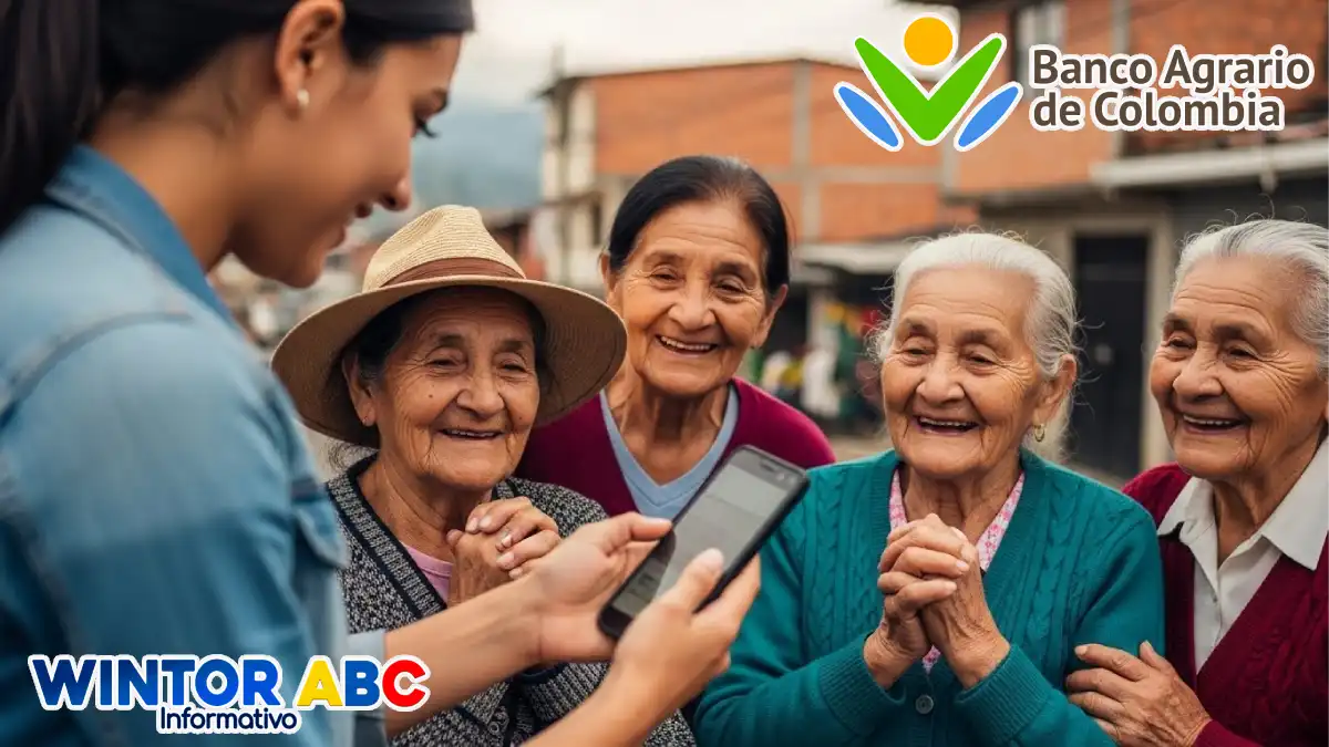 Imagen de adultas mayores felices al verla la Consulta con tu cédula en el link