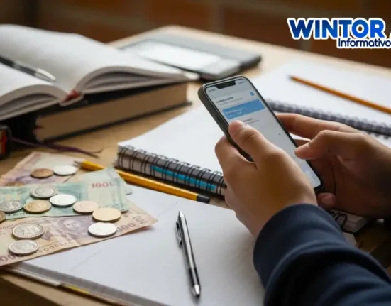 Imagen de un joven con sus cuadernos revisando Cuándo empieza el ciclo 5 de RJ
