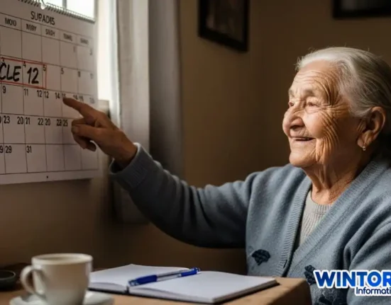 Imagen de una adulta mayor verificando Cuándo pagan el Ciclo 12