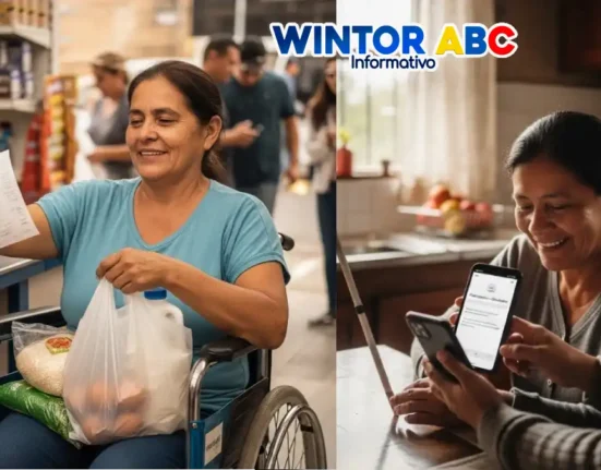 Imagenes de personas con discapacidad que ya pueden reclamar el bono