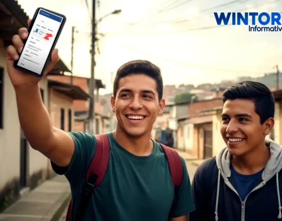 imagen de jovenes felices por la noticia de ya puedes verificar tu liquidación