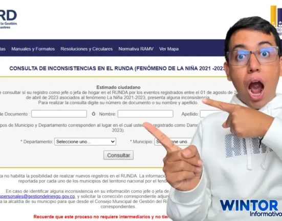 Ayuda económica - Imagen de la UNGRD Ayuda económica y Wintor ABC