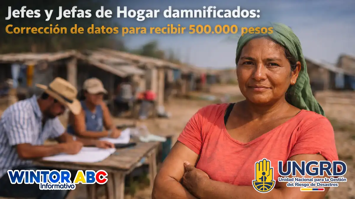 Jefes y Jefas de Hogar damnificados: apoyo de 500 mil pesos para beneficiarios con inconsistencias en sus datos 1 Imagen de Jefes y Jefas de Hogar