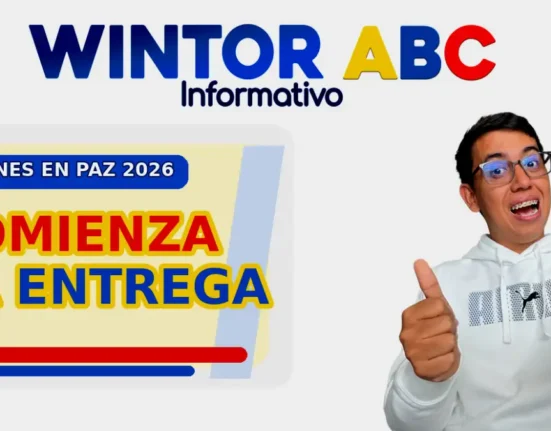 Imagen de Wintor ABC y titulo que comienza la entrega de Jóvenes en paz