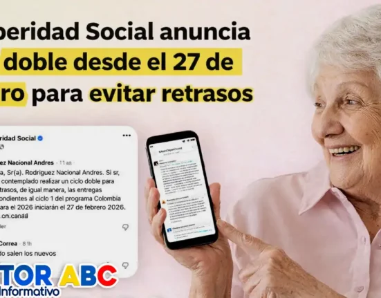 imagen de mujer adulta feliz al leer que vendra pago doble para evitar retrasos