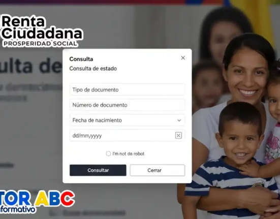 Imagen de una madre con sus hijos feliz al leer la guía para consultar tu registro en Renta Ciudadana