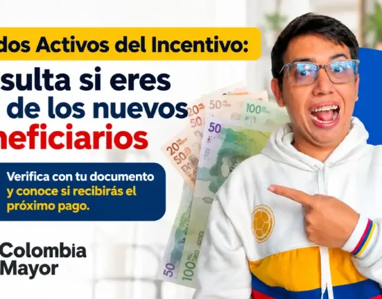 Imagen de beneficiarios Activos del Incentivo y dinero colombiano