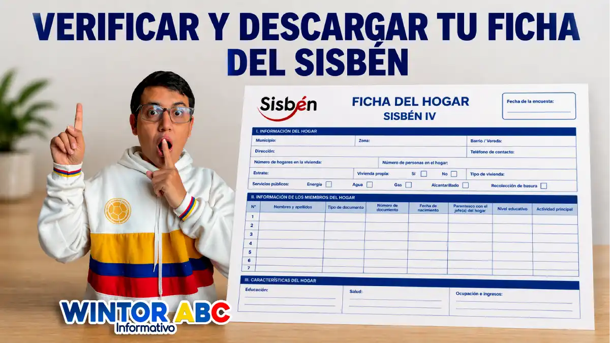 Imagen de como Verificar y Descargar tu ficha del sisbén