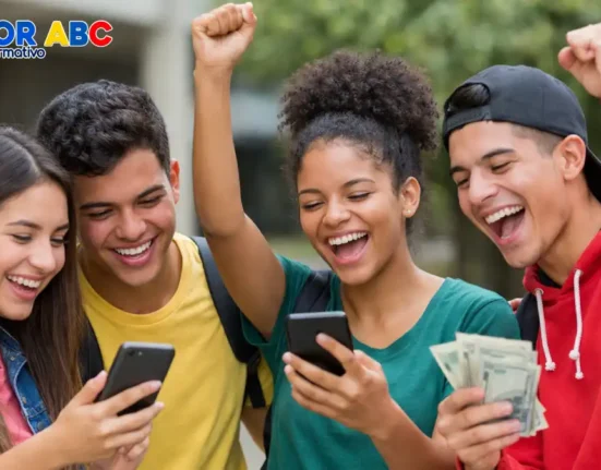 Imagen de Jóvenes felices por que así avanzan pagos