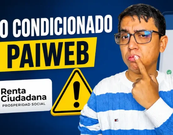Imagen sobre el pago condicionado a PAIWEB en Renta Ciudadana