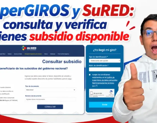 Imagen de que tienes subsidio en SuperGIROS y SuRED