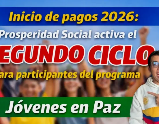 Imagen de Inicio de pagos en Jóvenes en PAZ 2026