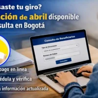 Imagen de la consulta en computador de Liquidación de abril en IMG 2026