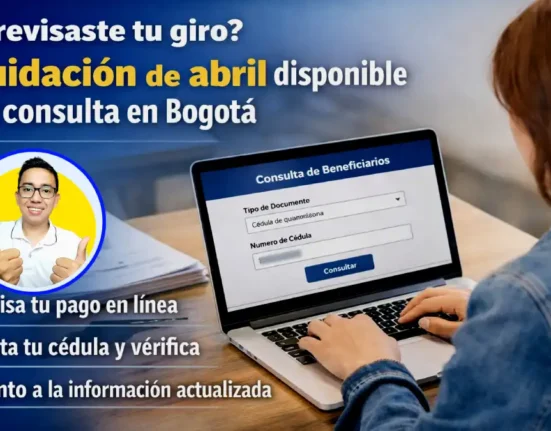 Imagen de la consulta en computador de Liquidación de abril en IMG 2026