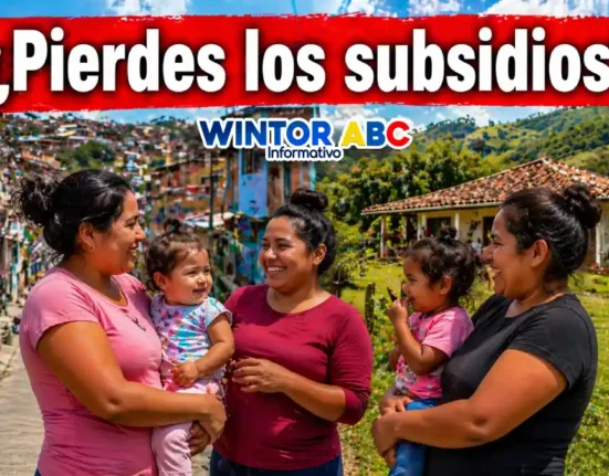 Imagen de casa y finca y madres preguntandose ¿Pierdes los subsidios?