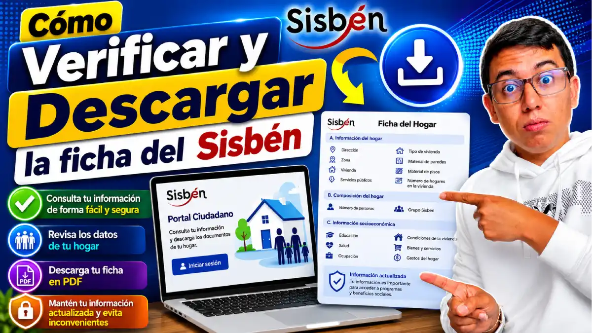 Imagen de cómo Verificar y Descargar tu ficha en 2026