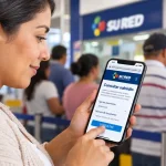 ¿Cómo consultar tu Subsidio disponible en SuRED 2026? Guía Completa Paso a Paso 2 Mujer consulta un subsidio disponible en SuRed desde su celular