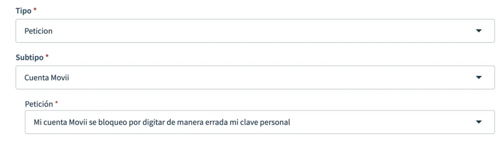 ¿Cómo desbloquear MOVii? Estos son los canales de atención 2 Ticket de ayuda - MOVii