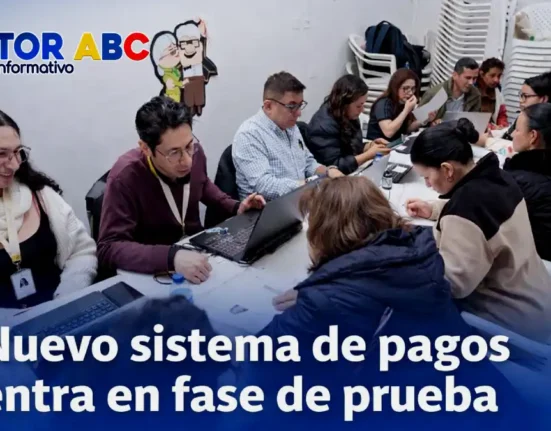 Imagen de la fase de prueba del nuevo sistema de pagos